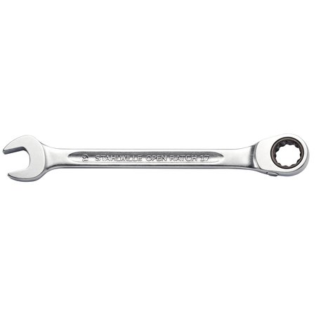 STAHLWILLE TOOLS Combination ratcheting Wrench OPEN-RATCH Size 10 mm L.158 mm 41171010